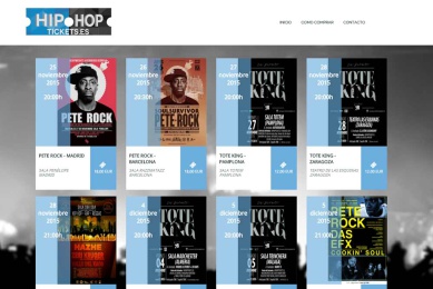 Web venta de entradas
